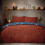 furn. Witchy Vibes Super King Duvet Set Rust Orange 1