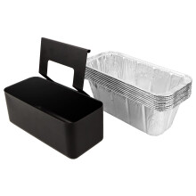 GARNETIN Prajire de captare a grasimilor cu 10 pachete de captu?eli de unsoare din folie de aluminiu de unica folosin?a pentru pahare de grasime