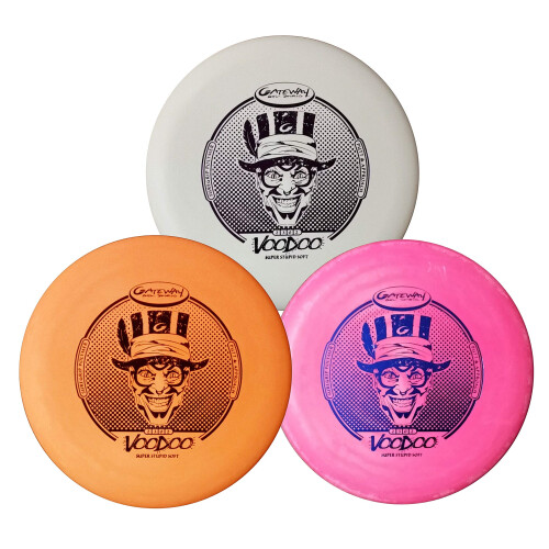 Gateway Voodoo Disc Golf Putter Approach Disc     3er-Pack (Super Stupid Soft (SSS))