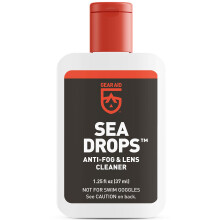 GEAR AID Sea Drops Anti-fog and Cleaner for Dive and Snorkel Masks  1.25 fl oz
