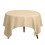 Toalha de Mesa Quadrada Gee Di Moda - 85 x 85 Polegadas Bege para Mesas Grandes 2