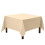 Toalha de Mesa Quadrada Gee Di Moda - 85 x 85 Polegadas Bege para Mesas Grandes 1