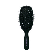 GIMME Hair Brush - Mini Travel Hair Brush for Thick Hair - Detangler Bristle Brush for Women Teens & Girls - Heat-Resistant Anti-Static Flexib