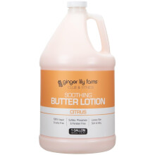 Ginger Lily Farms Club & Fitness nyugtat vajas lotion szraz borre 100%-ban vegn s kegyetlen citrus illat 1 gallon (128 fl oz) utntlto