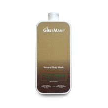 Gel de Banho Natural GirlyMan - Com Azeite e Extrato de Aloé, Sem Fragrância Artificial, pH Equilibrado