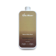GirlyMan Natural Body Wash - Made with Olive Oil & Aloe Extract No Artificial Fragrance PH Balanced Gentle Formula Nourishing Ingredients Family