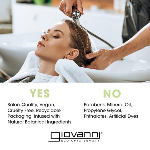 Giovanni GIOVANNI ECO CHIC 50:50 Ισορροπημένο Σαμπουάν Ενυδάτωσης και Καθαρισμού 1