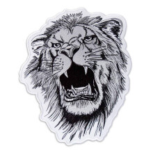Gnarling Lion Big Wild Cat brodeerattu silitysrauta (11"""" x 13,8"""" kδδnnetty vasemmalle puolelle)