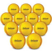 GoSports Set di 12 Palline da Baseball in Schiuma - Dimensione Regolamentare per Allenamento Sicuro