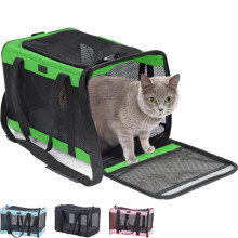 Gorilla Grip Airline Travel Cat Carrier Bag op til 15 kg åndbar mesh sammenfoldelig kæledyrsbærere til mellemstore katte små hunde hvalpe bærbar