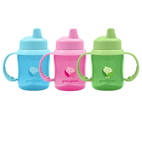 green sprouts I Play, Vaso Antiderrame Rosa 1