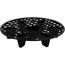 GROWDOTS 13-inch natuurlijke potliften voor planten, binnen- en buitenstandaard voor plastic stoffen potten, liftende schotel, opstaande schaal, 3 stu