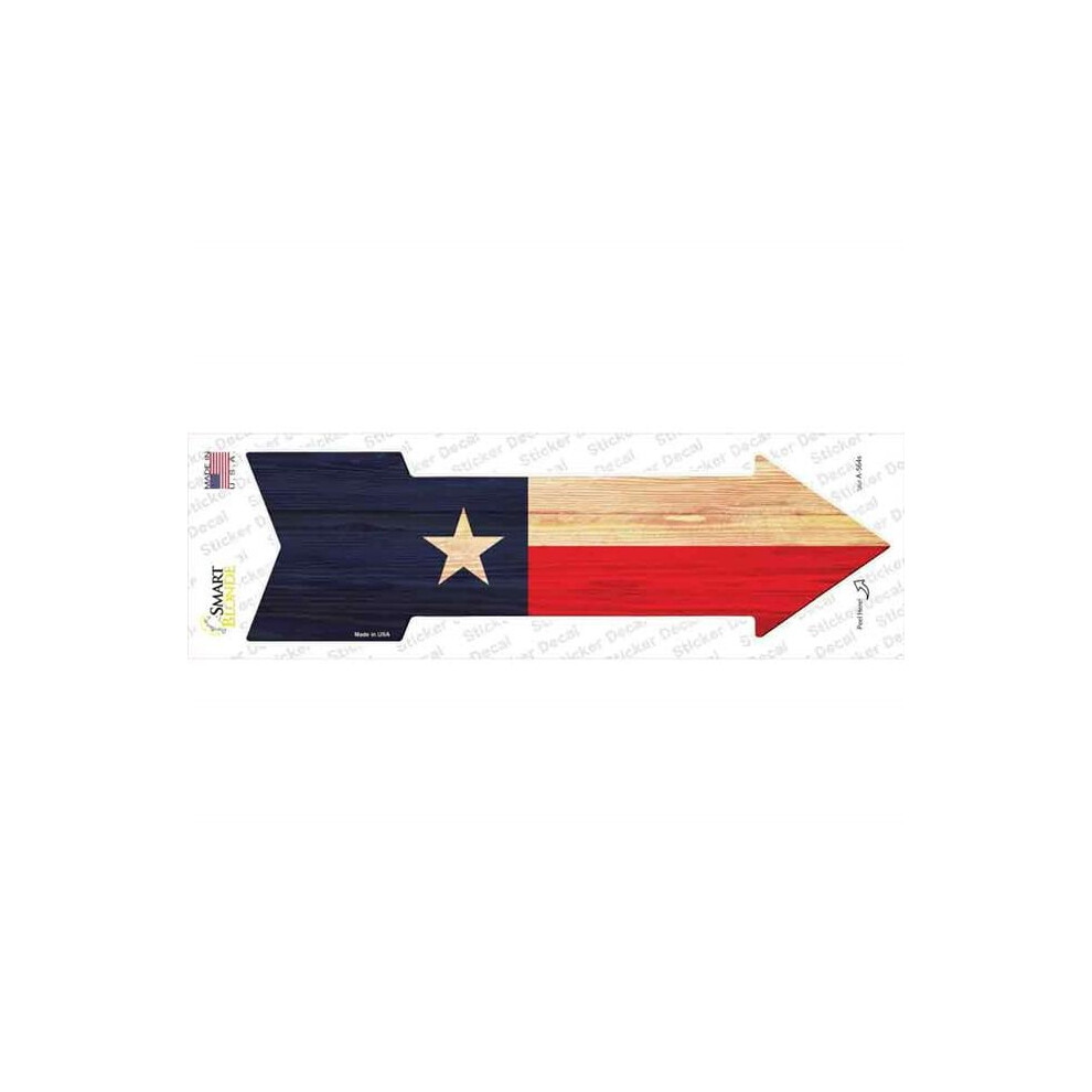 Smart Blonde A-564S-M Texas State Flag Novelty Arrow Sticker Decal - Medium 792636354878