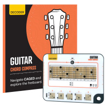 Livro de Acordes para Guitarra & Ferramenta de Acordes - Entenda o Sistema CAGED - Construa Acordes e Reconheça Padrões