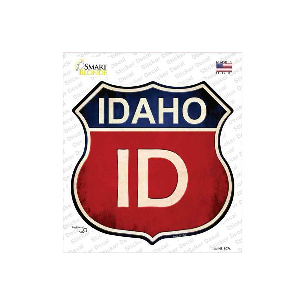 Smart Blonde Hs-507S-M Idaho Novelty Highway Shield Sticker Decal - Medium 792636356421