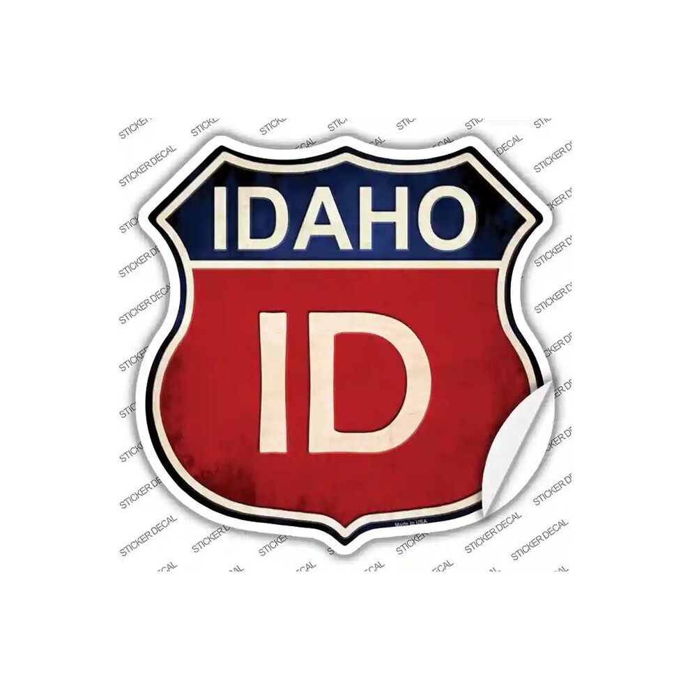 Smart Blonde Hs-507S-S Idaho Novelty Highway Shield Sticker Decal - Small 792636356438