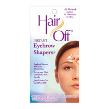 Hr frn Instant Eyebrow Shapers - Snabbt enkelt och misstag Proof vaxremsor - Naturligt och smrtfritt gonbrynsvaxningssats -Wax -remsor fr h