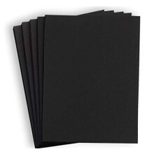 Hamilco zwart gekleurd kartonpapier - 8 1/2 x 11"""" 65 lb omslagkarton - 50 stuks