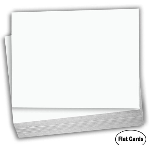 Χαρτιά Index Hamilco 5 x 8" 100lb Λευκό Χαρτόνι - 100 Τεμάχια 1