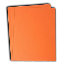 Hamilco farbiges Karton-Scrapbook-Papier, 21,6 x 27,9 cm, Blumenorangefarbenes Kartonpapier, 50 Stck