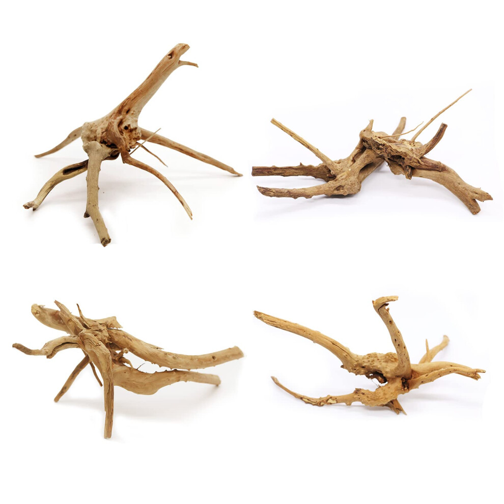 Hamiledyi Bois flott   pour aquarium Bois d'araign  e naturel Branches de reptiles Ornement de b  che pour aquarium D  coration de tronc d'aquarium 4