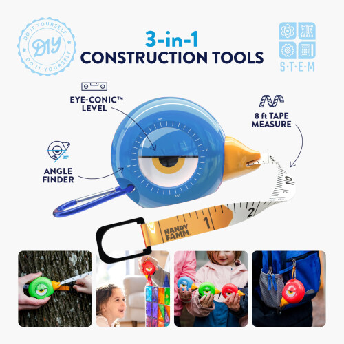 Handy Famm 8Ft Μετρητής Ταινίας Σχήματος Ζώου για Παιδιά 1
