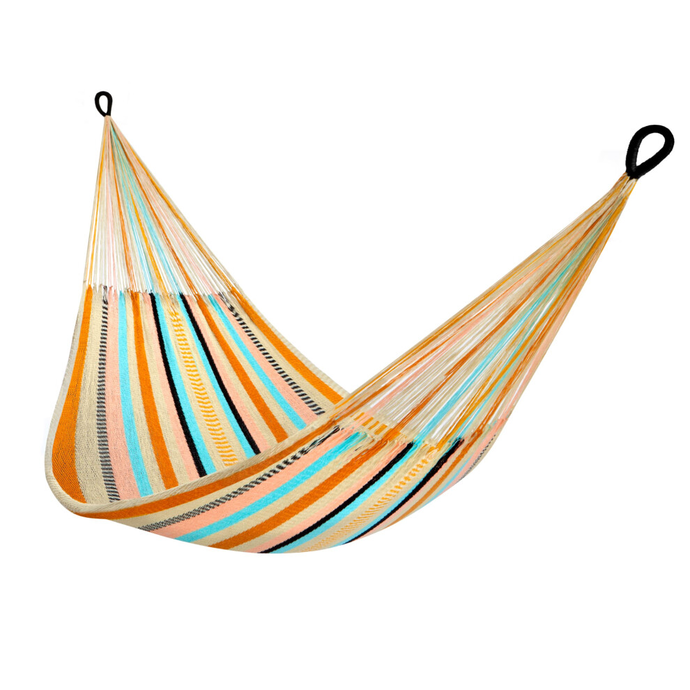 Handwoven Hammock by Yellow Leaf Hammocks - Double Size Fits 1-2 PPL 400lb max - Weathersafe Super Strong Easy to Hang Ultra Soft Artisan M-image-OPC-PFS89RF-NEW