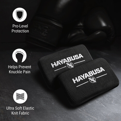 Hayabusa Boxing Knuckle Guards - Sort Small/Medium 1
