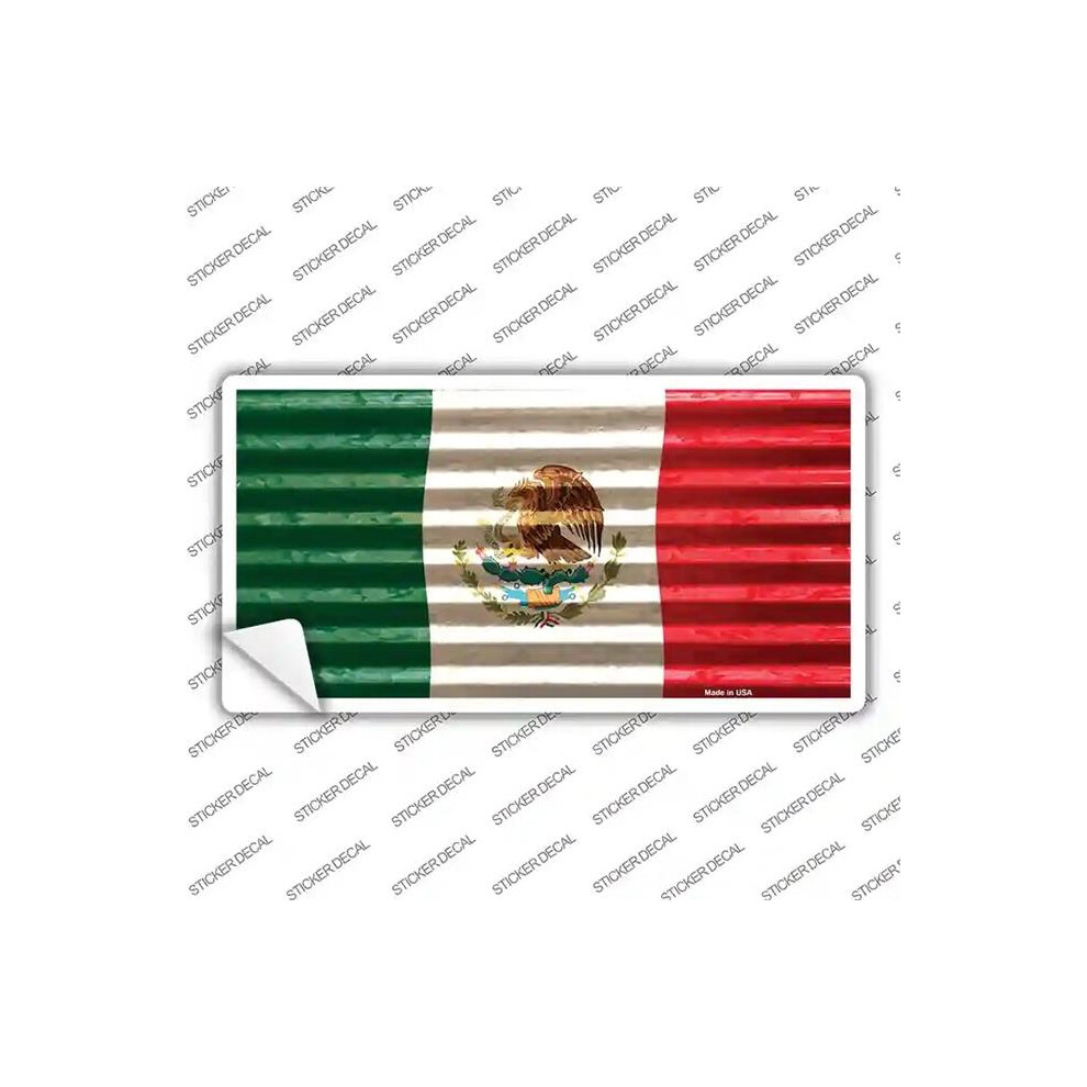 Smart Blonde Lp-11816S-L Mexico Flag Novelty Sticker Decal - Large 792636360060