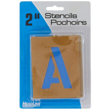 Semnul de titlu 2in. Capace/ numere de kit stencil