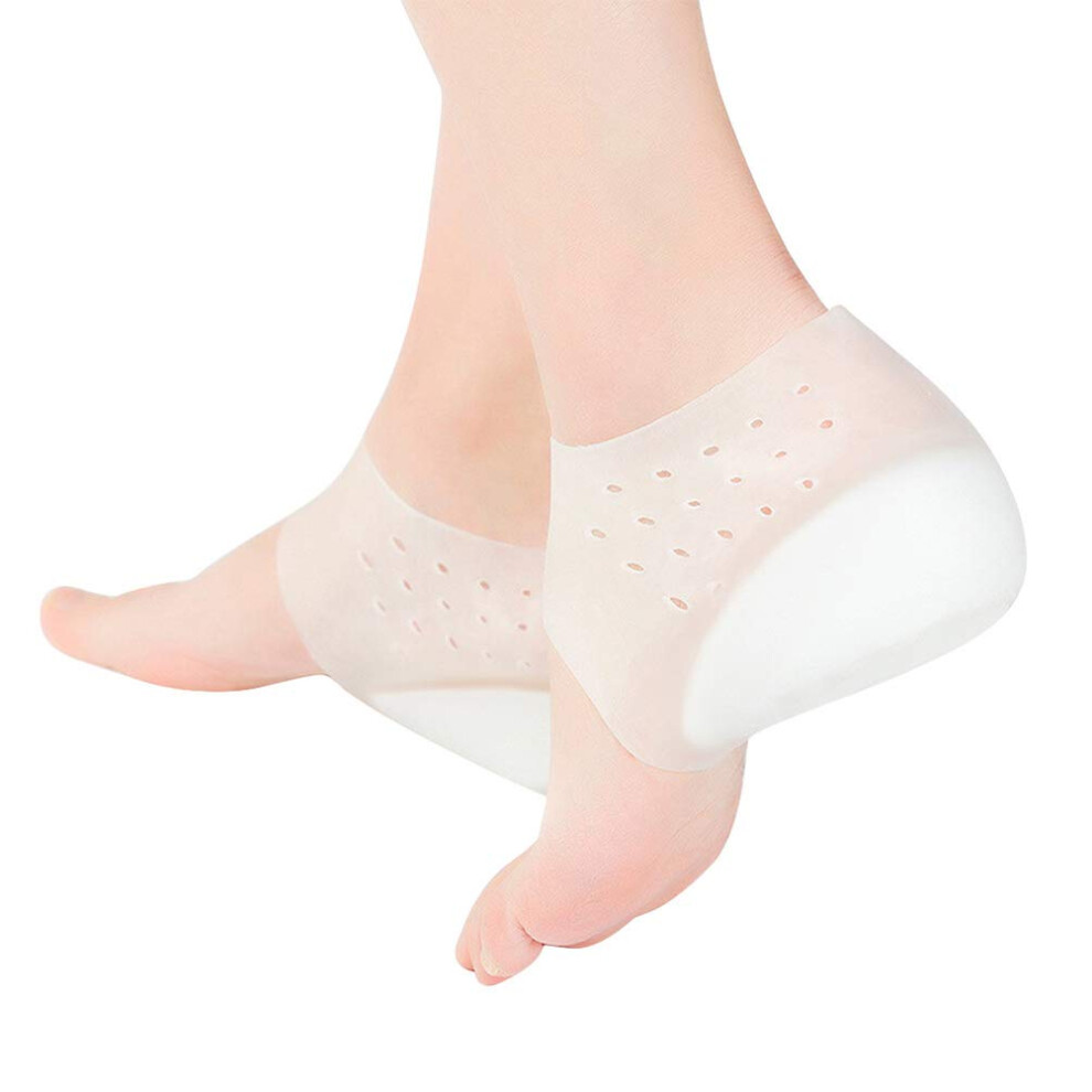 Semelles int   rieures pour talonnettes, demi-hauteur, invisibles, en silicone, pour chaussures, 4,5 cm, pour hommes et femmes (tailles 40-46)