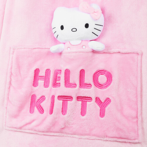 Hello Kitty Hello Kitty Girls Cobertor com capuz e presentes de pelcia para meninas 1