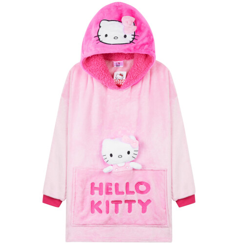 Hello Kitty Hello Kitty Girls Cobertor com capuz e presentes de pelcia para meninas