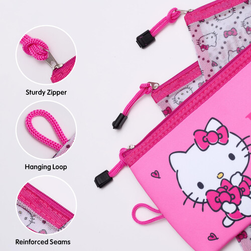 Hello Kitty ?sa?t???a ta??d??? Hello Kitty, set 3 te?a????, ep?s??? ?de?a ???s??, ?e fe??????, se d?af??et??? ?e????, ??a tsa?t???a ?a??????. 2