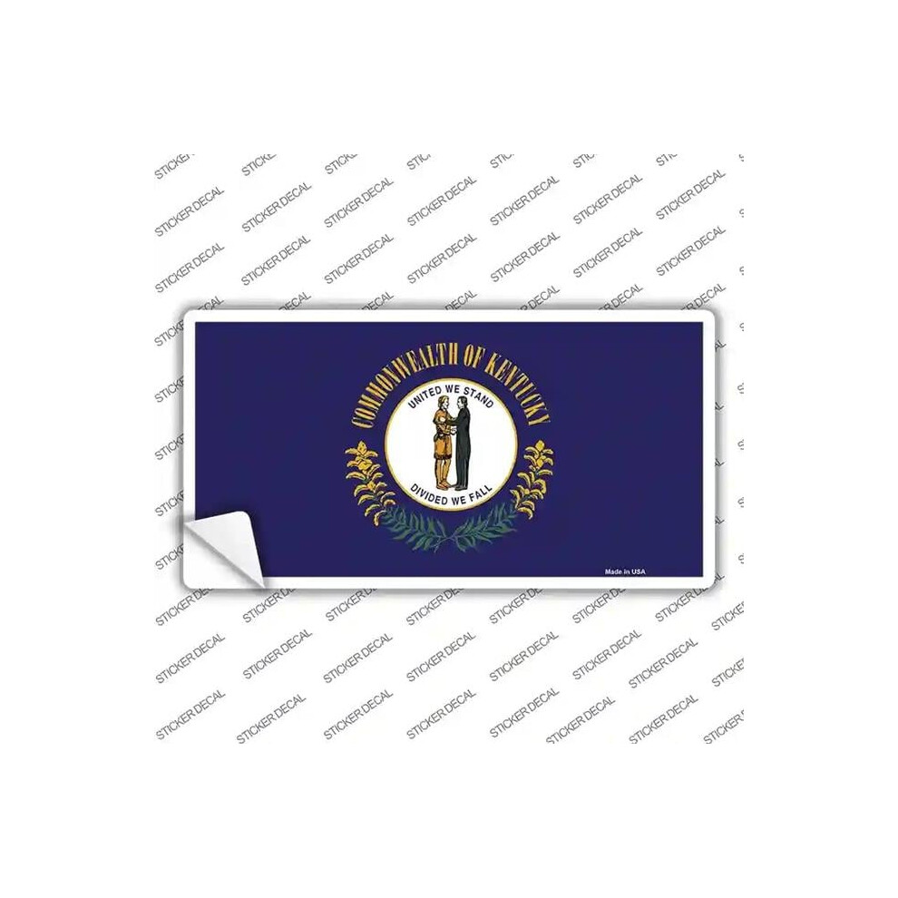 Smart Blonde Lp-3581S-L Kentucky State Flag Novelty Sticker Decal - Large 792636362156