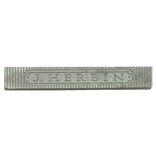 Herbin Supple Wax - 3 3/8 x 3/8 x 3/8 - Silber