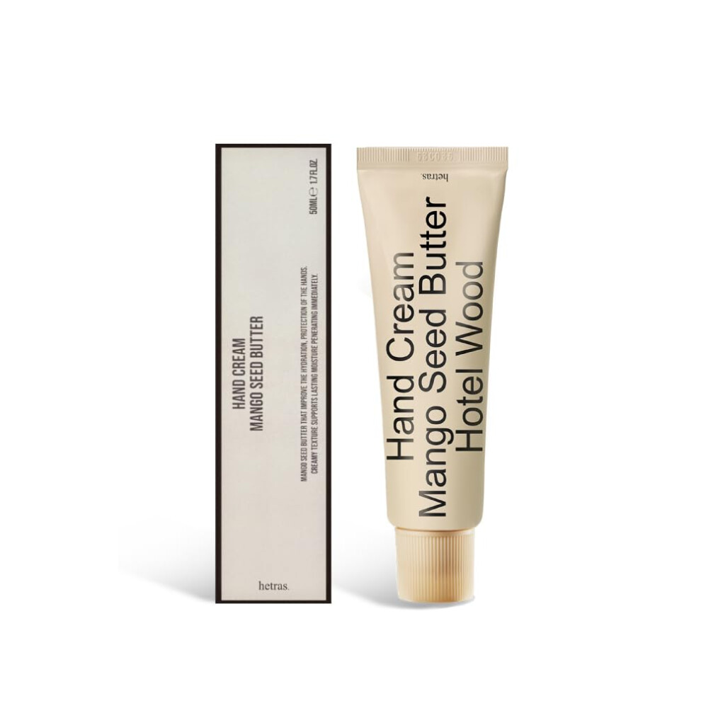 Hetras. Cream Perfume Hand - Nature-Inspired Fragrances For Nourished And Silky Hands (50 Ml) (Hotel Wood)