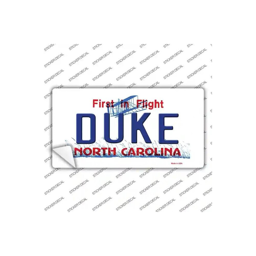 Smart Blonde Lp-6462S-Xl Duke North Carolina Novelty Sticker Decal - Extra Large 792636364242