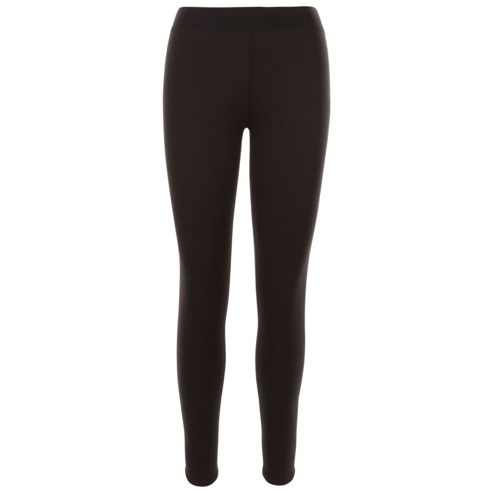 (S, Black) Trespass Womens/Ladies Fuzzy Sherpa Leggings