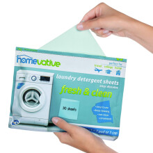 Feuilles de detergent a linge pour lestinees 30 Count Easy Dissolve Fresh Clean Eco Package Il compatible Friendly Friendly pour la laverie de vo