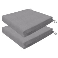 Honingraat buitenkussenset 20"" x 20"" Solarvie grijze eetterraskussens