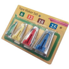 Juego de herramientas para hacer cintas al bies HONEYSEW de 6 mm, 12 mm, 18 mm y 25 mm para coser y acolchar (paquete de 4 unidades)