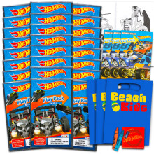 Hot Wheels Mini Feestartikelenset voor kinderen - Bundel met 24 Mini Hot Wheels Grab n Go Play Packs met Kleurplaten Stickers Meer (Hot Wheels Verjaa