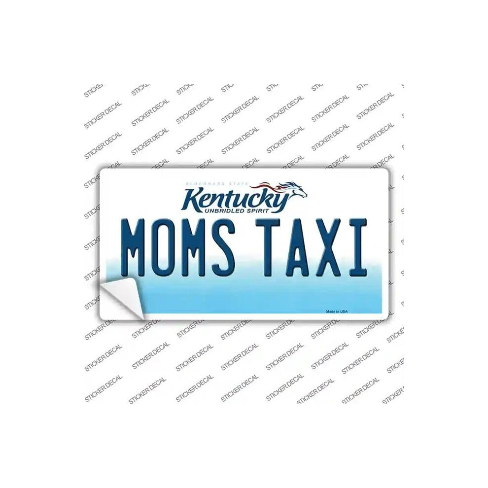 Smart Blonde Lp-6785S-L Moms Taxi Kentucky Novelty Sticker Decal - Large 792636367144