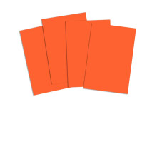 House of Card & Paper A4 160 gsm Card - Orange (Pack of 100 Sheets) HCP291
