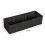 Household Essentials Handwoven Paper Rope Rectangular Storage Basket Black 2