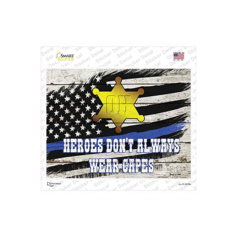 Smart Blonde P-3370S-M Ohio Sheriff Novelty Rectangle Sticker Decal - Medium 792636378911