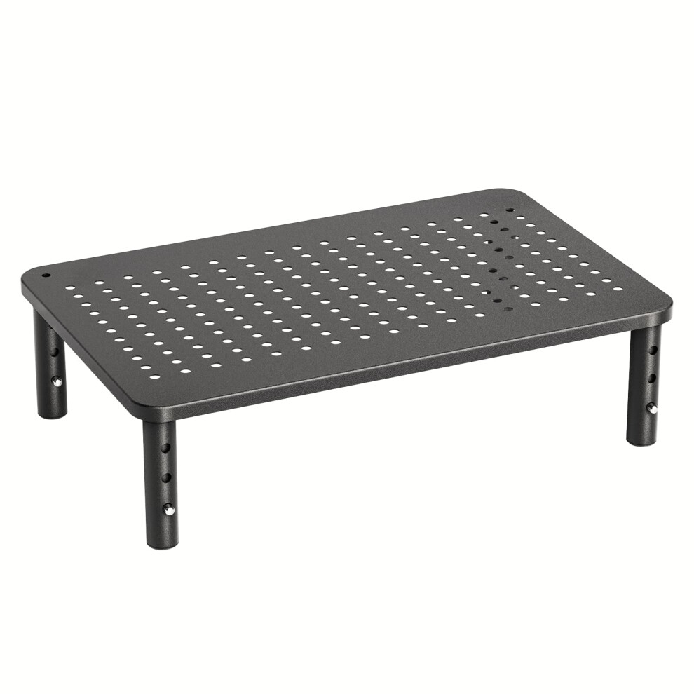 Huanuo Monitor Stand Monitor Stand Riser 3 Height einstellbarem Monitor Riser mit Luftstrmenlftungsffnungen Laptop -Stnder fr Schreibtisch L