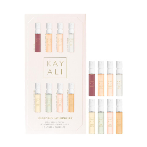 Huda Beauty Huda KAYALI Conjunto de Perfumes de Descoberta com 8 Amostras de Eau De Parfum (8 x 1.5 mL)