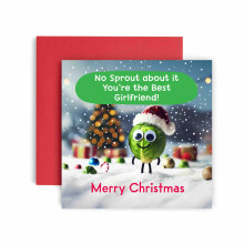 Huxters karcsonyi kpeslapok noknek - Sprout Christmas Girlfriend Boldog karcsonyi dvzlolap vforduls romantikus - karcsonyi dvzlolap Lovely-